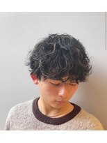 アース 岐阜店(HAIR&MAKE EARTH)&nbsp;ハイライトxメンズパーマ
