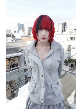 ヌル 表参道本店(Null) セクションカラー/ブリーチデザインカラー/ルーツカラー/ウルフ