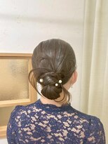 ソノ(sono) カチモリヘア 個性派ヘアセット お呼ばれヘア イベントヘア