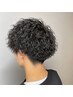 男性限定　スタイリスト応援クーポン　カット＆パーマ モデル￥3000