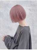 くびレイヤーエモージュ前髪モテベージュレイヤーミディ/高円寺