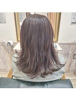 ヘアーズ ロッソ テラス(hair's ROSSO TERRACE)&nbsp;セミロングレイヤー×ナチュラルハイライト