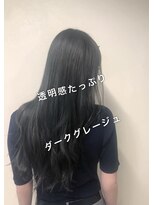 ニーナ ビューティーサロン(NINA Beauty Salon) ダークグレージュで艶髪#スロウカラー#黒髪#ロングヘア#札幌