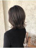 透け感アッシュ/ナチュラルモード/くびれボブ【元町/石川町】