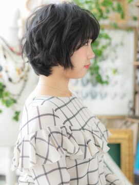 カバーヘア ブリス 戸田公園西口店(COVER HAIR bliss) ★チャコールグレーくせ毛風フレンチガーリー20代30代40代★8