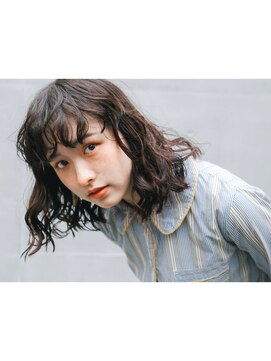 らふる其の二 ミディボブ パーマ