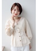 簡単スタイリング！まとまるショートヘア！