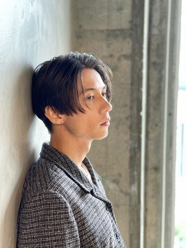 キュー(Cue_) 【キューメンズヘア】センターパート3