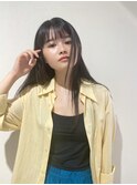 ぱっつんロングストレート★