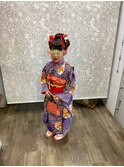 七五三　７歳　日本髪♪