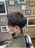 ツイストスパイラルアップバング