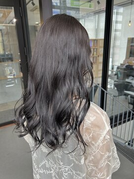 テラスヘア 新潟駅南(TERRACE hair) 深くて透けるラベンダーベージュ