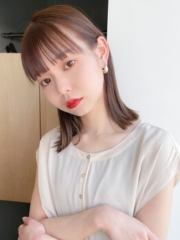 ルーツ 船橋北口店(Roots)の写真/【船橋北口1分】《デザインカラー¥9900~》人気のケアブリーチでダメージを最小限に抑え透明感あるカラーに