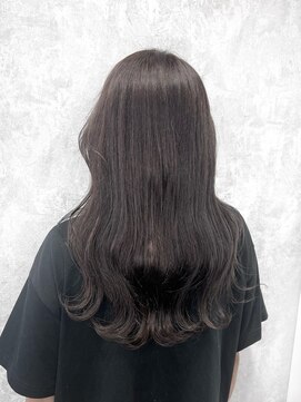 デミヘアー(Demi hair) グレージュカラー×ゆるふわ波巻き