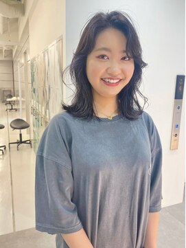 ギグスダブル 栄店(gigs double) ミディアムレイヤー/イヤリングカラー