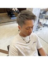 レム 長野青木島店(REM)&nbsp;ジェットモヒカン／シルバーカラー／メンズカット