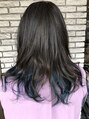 イギー(Iggy) 派手過ぎないインナーカラーのダークブルー