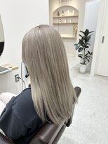 ユウル 横浜(juhl.)&nbsp;ミルクティー/ケアブリーチ/ニュアンスカラー/くすみベージュ