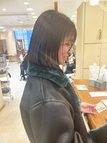 モリオ フロム ロンドン サッポロファクトリー店(morio FROM LONDON) 【morio】札幌ボブ 重めのぱつっとボブ