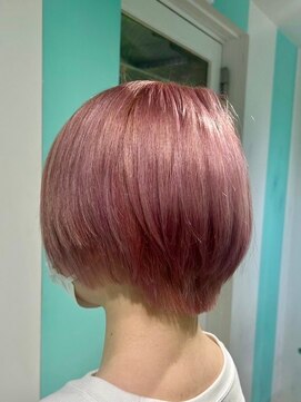 マティーナ ヘアー 池袋(Matina hair) 【ハイトーンカラー×ベビーピンク】20代30代40代50代