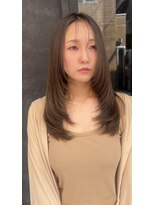 フェイバリットガーデン(favorite garden)&nbsp;ザクザクレイヤーグレージュ20代30代40代大人可愛い