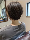 顔周りハイライトショート