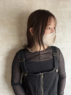 メロウ(mellow) インナーカラー×ムードスモーク