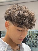スペインカールラルフカール波巻きスパイラルパーマメンズパーマ