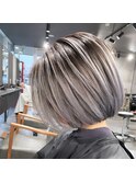 シルバーバレイヤージュショート