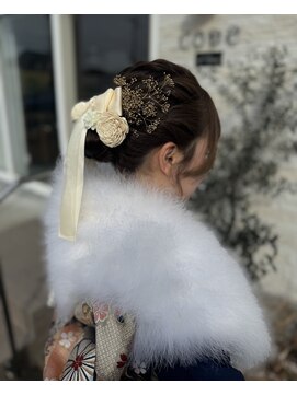 コードフルール(CODE Fleur) シニヨンスタイル