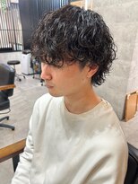 メンズ リコ(MEN'S RICO)&nbsp;波巻きパーマウルフメンズパーマ波巻きスパイラル【大和】