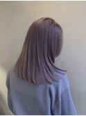 髪質改善/パープルグレー/サラ艶/ENTER 天神店