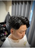 マッシュ短髪ツーブロックモテる束感モテ髪イケメン黒髪ビジネス