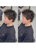 スパイキーショートスパイキーパーマ