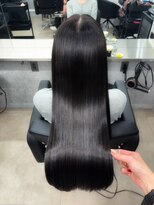 シンシア 新宿(CYNTHIA)&nbsp;【CYNTHIA/原島】 髪質改善/髪質改善縮毛矯正/ブルーブラック