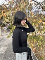 ホヌア(hoNua.) パツっとラインが可愛い！ボブスタイル