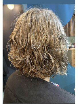 ハチ(.hachi) ボブ パーマ