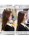 顔まわりも自然にまとまる髪質改善ストレート【表参道髪質改善】