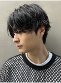 シャドウパーマ/ニュアンスパーマ/ダークアッシュ/韓国マッシュ