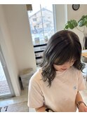 透明感抜群!オリーブグレージュ