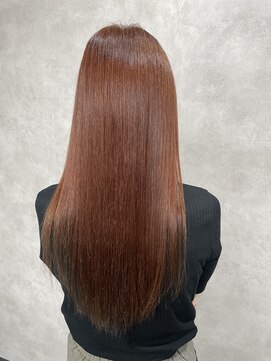 ルノン(LUNON) アプリコットオレヘアハイライトカラー熊本