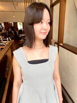 モク 大阪梅田店(MOK)&nbsp;【大人ボブ】切りっぱなしストレート