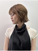 【Neelu__rie】柔らかベージュにラフなBOB!