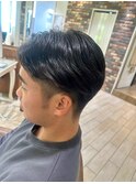 毛流れパーマ