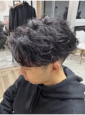 MENSHAIR/波巻ツイストスパイラル/フェザーパーマ/千葉/幕張本郷