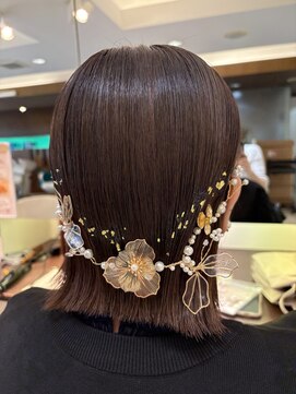 ボブヘアアレンジ