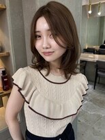 ロンドシエル 横浜(Lond ciel) オリーブグレー/ボブ/顔周り/小顔/レイヤー/髪質改善/縮毛矯正