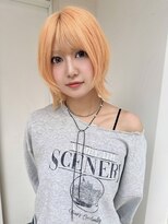 エン 栄店(enne)&nbsp;ミルクティーブラウン/大人ガーリー/ミディアムレイヤーカット