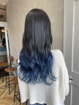 グローバルヘアー バランス(global hair BALANCE)&nbsp;10代20代 ブルー/グラデーション/ブリーチ