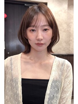 ロンド 銀座(Lond) ☆【春日】オリーブグレー/ボブ/ココアベージュ/黒髪/小顔100